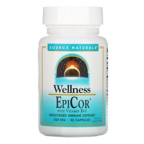 Souce Natuals Wellness EpiCo 비타민D-3 함유 500mg 캡슐 30정, 2kg, 1개