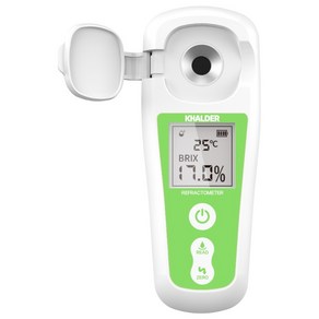 칼더 디지털 당도측정기 휴대용 고정밀 당도계 브릭스 측정 USB 충전, KDR-01, 1개