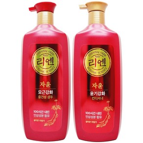 리엔 자윤(모근강화 중건성 샴푸 950ml+윤기강화 컨디셔너 950ml), 1세트