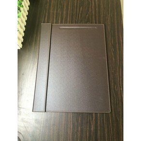 부동산 계약서 깔판 사무실 깔개 80x45 패드 80x45cm 블랙 뚜껑포함 데스크매트, C84-밤색[뚜껑포함45x34], 6mm