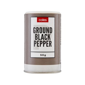 호주 콜스 그라운드 블랙 페퍼 후추 50g Coles Ground Black Pepper