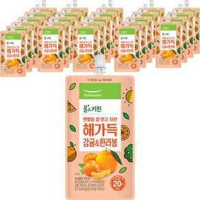 풀스키친 해가득 감귤 & 한라봉 주스, 150ml, 40개