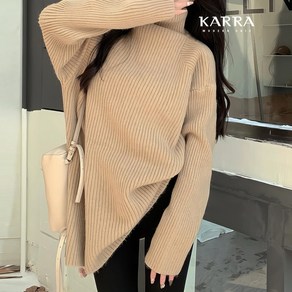 KARRA 슬릿골지터틀넥니트_A4S0013