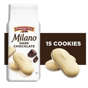 [미국 직배송]페퍼리지 팜 밀라노 다크 초코렛 쿠키 170g Peppeidge Fam Milano Dak Chocolate Cookies, 1개