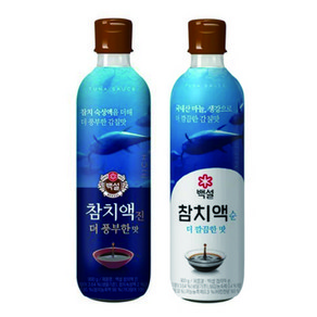 백설 참치액 깔끔한맛 900g 1개+ 풍부한맛 900g 1개