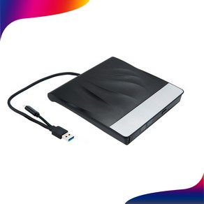 COMS USB 3.0 C타입 외장 ODD 케이스 CD-ROM CD롬 외장형 USB 컴스마트 ES121 ODD 별도구매상품, 1개