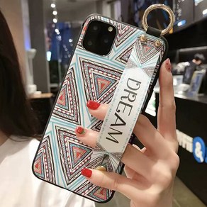 신서엔코 갤럭시S23케이스 갤럭시S23플러스케이스 갤럭시S23울트라케이스 Galaxy Phone Case SCS-1546 드림 플라워 일러스트 핸드 스트랩 케이스