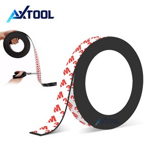 AXTOOL 고무 자석 테이프 롤자석 3M, 10mmx3m, 1개