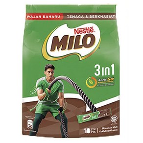 MILO 3인1 밀크 초콜릿 코코아 파우더