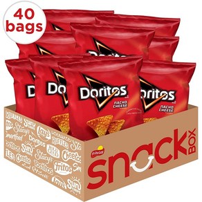 [미국직배송]도리토스 나초 칩 40팩 모음 Doitos Nacho Totilla Chips 40pack, 28.3g, 40개