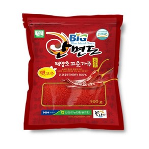 eTV [농협] 2024 안면도 태양초 고춧가루 1kg (500g*2개), 2개, 500g