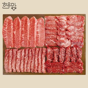 [한우맘] 한우 특수세트(부채살/업진살/갈비살/치마살) 800g, 1개