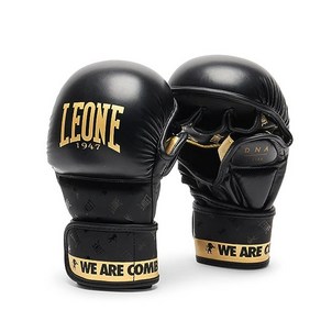 LEONE 1947MMA 스파링 남여공용 DNA taining gloves EVA 패드 블랙 GP144 글러브 경기 복싱 프로 권투 게임, L사이즈, 1개