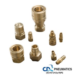 다용도 공압용 황동 원터치 커플러 카플러 퀵커플러 유압호스 부품 QUICK COUPLER, TSP-TP(TSP 02TP), 1개