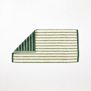 [모던하우스]코지 스트라이프 세면타월 GREEN 40X80cm_190g_BG0124007, 1개