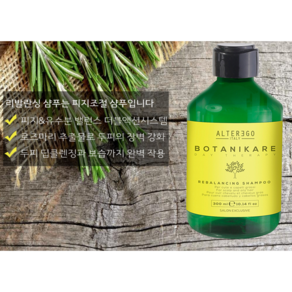 알터에고 리발란싱 (지성두피) 샴푸 300ml 이태리 유기농 샴푸 저자극 정수리 냄새 천연샴푸, 1개