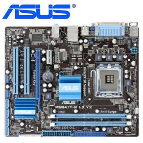 LGA 775 ASUS P5G41T M LX V2 마더 보드 DDR3 8GB G41 P5G41T M LX V2 데스크탑 시스템보드 메인 보드 PCIE X16 VGA P5G41T