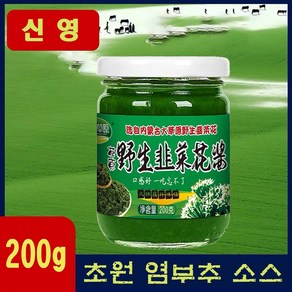 아시아식품 야생 염부추소스 쥬채화, 8개, 200g