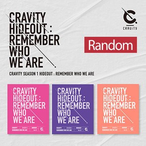 CRAVITY크래비티 CRAVITY(크래비티) SEASON1. [HIDEOUT: REMEMBER WHO WE ARE] [버전 3종 중 랜덤발송] - 포토북+개인 포토카드(1종)+4컷 포토카드(1종)+스티커(1종)