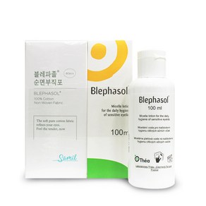 삼일제약 블레파졸 100ml 순면부직포 80매