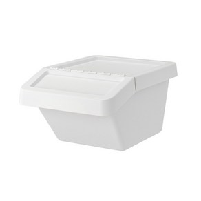 [IKEA]이케아 SORTERA 소르테라 분리수거함+뚜껑 재활용통 쓰레기통, 1개