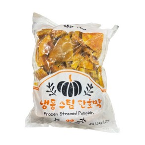 냉동 스팀 단호박 2kg 에브리푸드 아이스박스 기본제공, 1개, 1개입