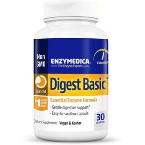 엔자이메디카 다이제스트 베이직 소화 30정 Enzymedica Digest Basic 30 caps