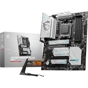 MSI X670E 게이밍 플러스 WiFi 마더보드 AMD Ryzen 9000 8000 7000 시리즈 프로세서 AM5 DDR5 PCIe 5.0 SATA 6Gb s M.2 슬롯 US