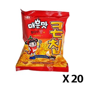 코스 매운맛콘칩 34g