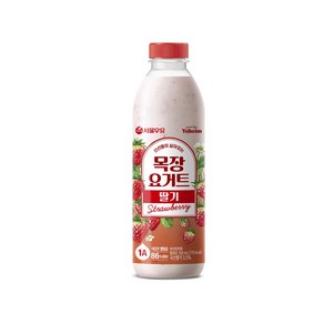 서울우유 신선한 목장 논산딸기 마시는 요구르트750ml, 750ml, 2개