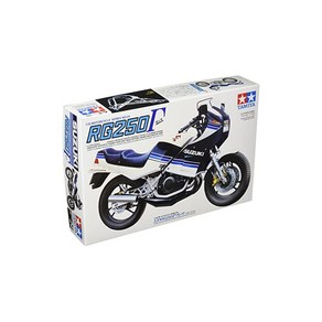 TAMIYA Tamiya 1/12 스케일 특수 판매 제품 오토바이 시리즈 No.24 스즈키 RG250 γ (감마) 플라스틱 모델 14024, 1개