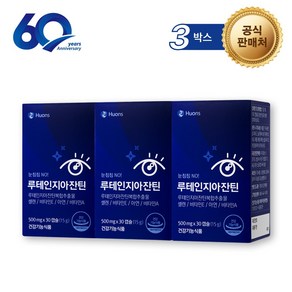 휴온스 루테인 지아잔틴 30캡슐, 30정, 3개