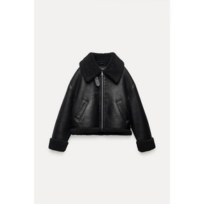 ZARA 자라 에코 레더 더블 페이스드 무스탕 점퍼 Z1128