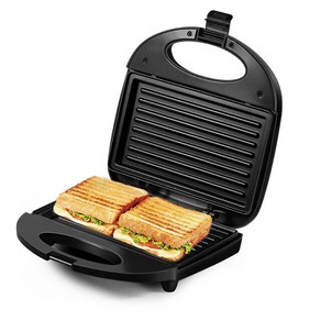 Sonife 전동 와플 조리기 750W 샌드위치 메이커 주방 가전 아침 식사 붙지 않는 아이언 팬, 01 Sandwich Make_02 UK