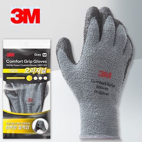 3M 컴포트그립 오리지널 겨울용 기모 방한작업장갑, 그레이(L), 1개