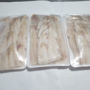 웰빙건어물 동태포 냉동 400g 3팩 명절전용 부침 전거리 제수용전거리 명태포 슬라이스, 3개