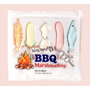 노브랜드 비비큐 마시멜로우 BBQ 캠핑 필수템 간식, 1개, 150g