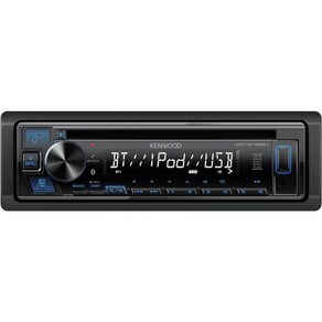 KENWOOD KMMBT270U USB 포트 포함 블루투스 디지털 미디어 자동차 스테레오 수신기 – AMFM 라디오 MP3 플레이어 고콘트라스트 LCD 분리 가능한 페이스 플레