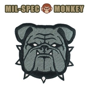 MIL-SPEC MONKEY 밀스펙몽키 벨크로 패치 M0131 BULDOG HEAD (ACU) 와펜