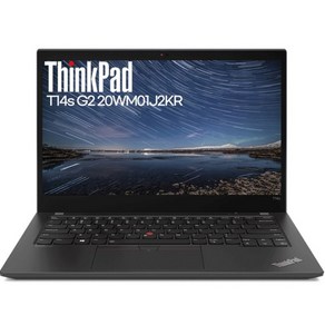 레노버 ThinkPad T14s 14, 20WM01J2KR, WIN11 Po, 8GB, 256GB, 코어i5, Black