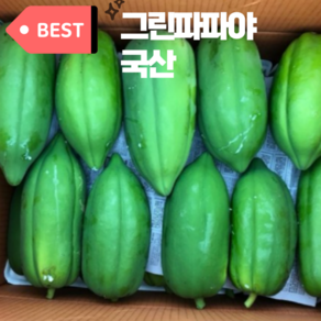 경남 진주 그린파파야 국산 3KG 5KG 10KG, 1개