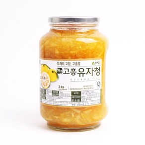 [윤플러스] 고흥 유자로 만든 자연뜰 유자청, 2kg, 1개입, 1개