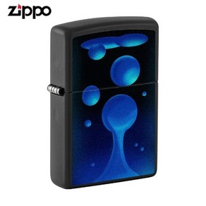 ZIPPO 라이터 야광 48675 Lava Lamp Design 지포라이터 오일+심지+부싯돌 3종세트 포함