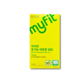 동국제약 마이핏 이보영 100% 유기농 레몬즙 NFC 원액 스틱, 42개, 280g