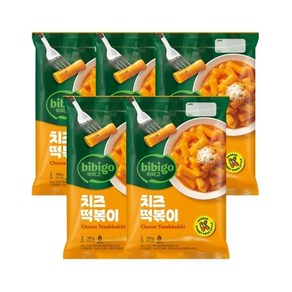 CJ제일제당 비비고 치즈 떡볶이 360g x5개