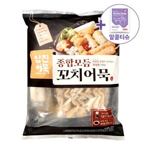 코스트코 삼진어묵 종합모듬 꼬치 어묵 1300g + 더메이런소독티슈, 1.3kg, 1개