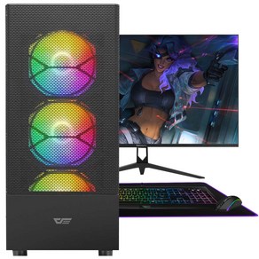 초고속SSD장착 i5 9400F RTX2060 발로란트 배그 오버워치 게이밍컴퓨터 모니터 풀세트, 삼성LG24인치(중고)