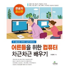 어른들을 위한컴퓨터 차근차근 배우기(큰글자도서):꼭 필요한 것부터 쉽게 배우는, 글로벌