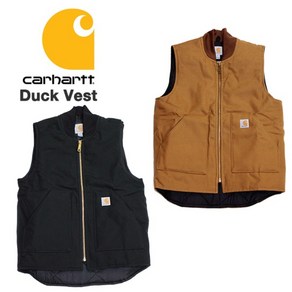 칼하트 베스트 Zip CARHARTT Duck Vest 조끼 워크웨어