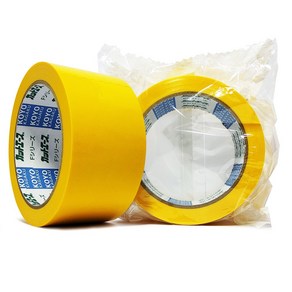 보양테이프 커트에이스 50mmx25m 잔사 끈적이 적은 무잔사 이지컷 마스킹 테이프, 6.커트에이스FY(노랑)50mmx25M, 1개